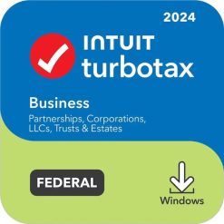 TurboTax – Business 2024 Federal Only + E-file – Windows [Digital]
